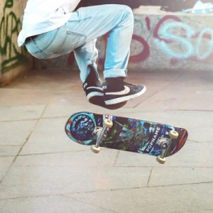 Skateboarding